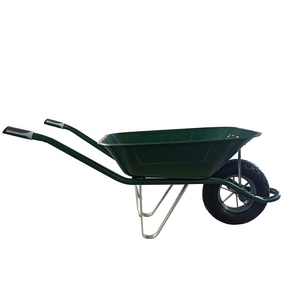 ठोस सिंगल व्हील स्टील गैल्वेनाइज्ड ट्रे व्हील बैरो निर्माण कृषि उद्यान फार्म व्हीलबैरो - Product Image 6