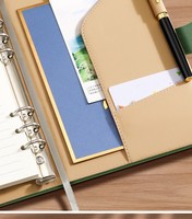 Meilleures ventes 2025 Life Happy Carnet de notes à objectif numérique personnalisable Journal agenda planificateur avec feuilles mobiles pour les affaires essentielles