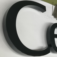 Letras Metálicas 3D Personalizadas YIJIAO, Letreros Metálicos para Negocios, Logotipos para Fachadas de Tiendas, Letreros de Pared