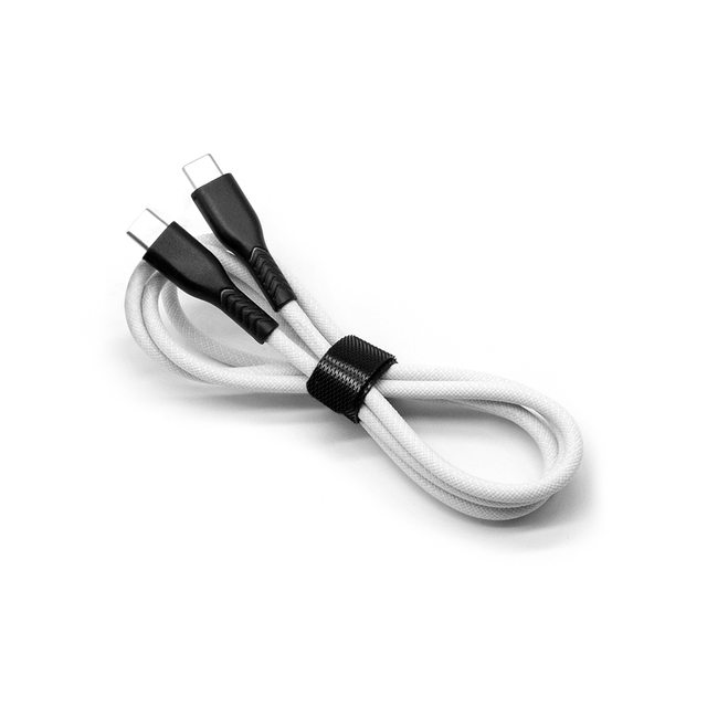 Mailin New 1m Type C to Type C Fast Charging Data Cable 3A 60W/100W Data Nylon Charger Cable with Dust Cap for iPhone