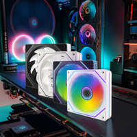 Aidecoolr Directement d'usine Ventilateur Rgb Variété de couleurs réglables Ventilateur d'ordinateur de jeu 120mm Ventilateur de boîtier Pc Radiateur CPU 120mm