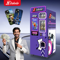 Distributeur automatique intelligent de coques de téléphone avec impression intégrée, équipement commercial pour musées et centres de jeux