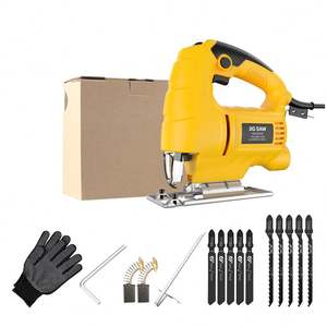 Sierra de calar eléctrica con cable, herramienta manual multiusos para trabajar la madera, <span class=keywords><strong>corte</strong></span> curvo y <span class=keywords><strong>recto</strong></span>, cortador de madera para bricolaje en el hogar - Product Image 5