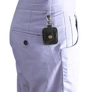 Cross-border best-selling commemorative <b>coin</b> protective <b>case</b>, simple retro <b>coin</b> bag, custom medal badges, PU leather keychains, - Product Image 5