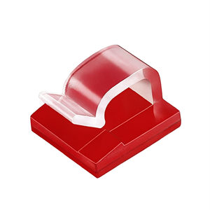 Herramienta de Reparación de Automóviles, Extractor de Abolladuras PDR, Pestaña Adhesiva Transparente Roja de 14x14x8mm, Reparación de Abolladuras en la Carrocería del Automóvil - Product Image 1