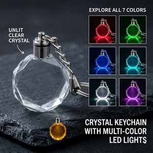 Photo personnalisée gravure laser 3d <span class=keywords><strong>porte</strong></span>-clés lumière LED cristal K9 cristal <span class=keywords><strong>porte</strong></span>-clés logo voiture <span class=keywords><strong>personnalisé</strong></span> - Product Image 2