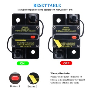 Disjoncteur DC pour voiture <span class=keywords><strong>Auto</strong></span> Audio Marine Boat 30A à 300A Amp Matière plastique - Product Image 5
