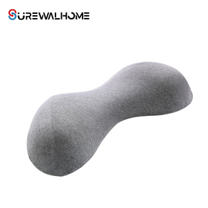 SUREWALHOME bantal pinggang, busa memori punggung bawah bantal tidur pereda nyeri bantal Lumbar untuk kursi tempat tidur kantor perjalanan