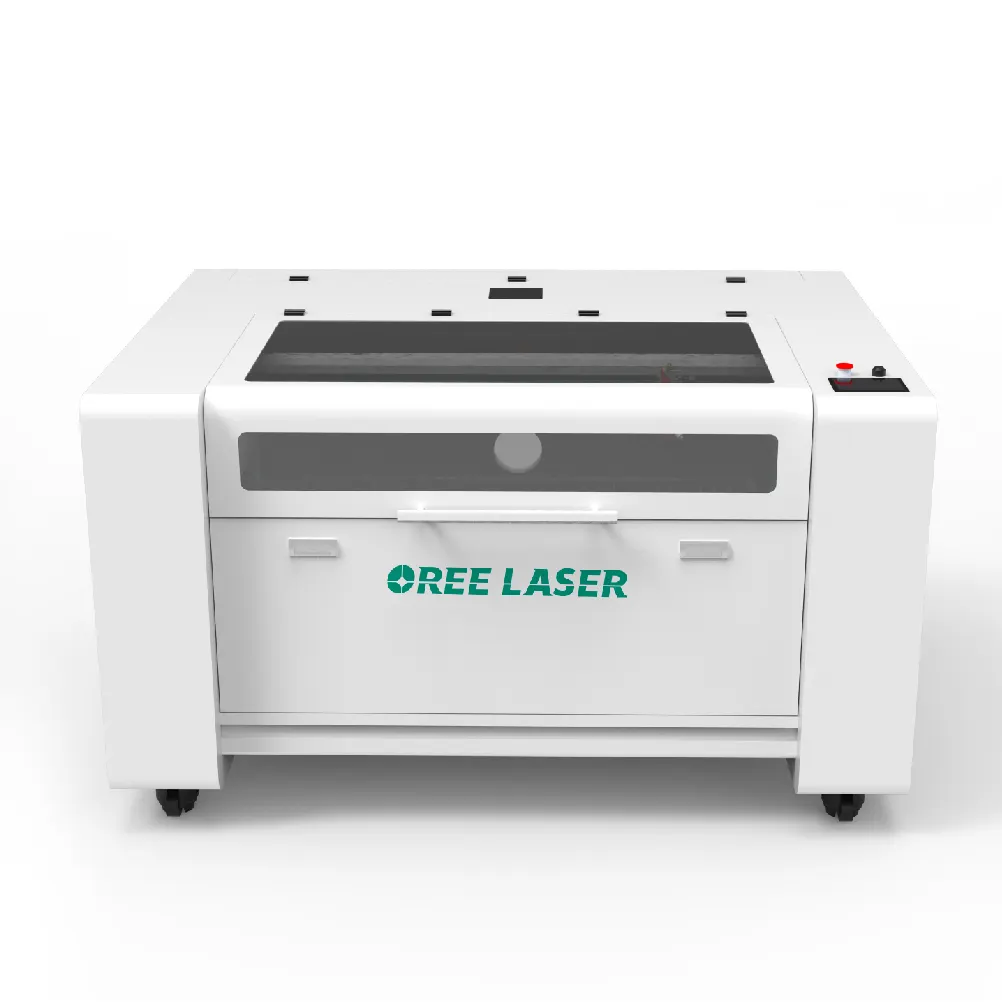 150W CNC fiber laser engraving machine to cut Wood/Acrylic/ MDF from China factory