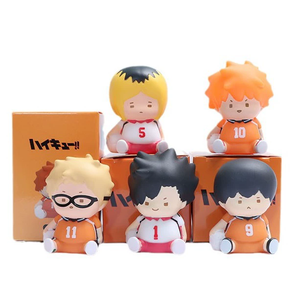 Nuevo Set de 5 Figuras de Anime en Miniatura, <span class=keywords><strong>Hinata</strong></span> Shoyo, Tobio Kageyama, Modelo de PVC, Decoración, Colección, Juguete, Caja Sorpresa, Figura de Acción - Product Image 1