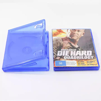 Bleu pour PS5 Game Box Support de rangement Support en plastique pour disque CD PS4 pour PS4