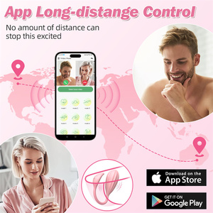 Của phụ nữ mặc Silicone g-spot kegel bóng Vibrator 9 chế độ rung không thấm nước ứng dụng điều khiển từ xa không dây đồ lót Vibrator - Product Image 4