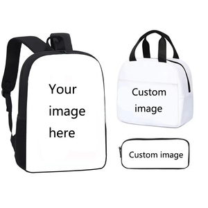 Ensemble de sacs d'école imperméables et tendance à faire soi-même pour les élèves du primaire et du <span class=keywords><strong>secondaire</strong></span>, doublure en polyester, <span class=keywords><strong>sac</strong></span> à <span class=keywords><strong>dos</strong></span> à fermeture éclair pour garçons et filles - Product Image 4