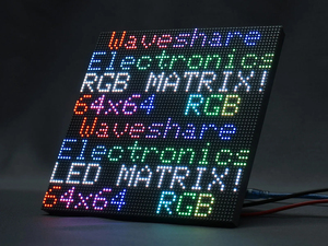 RGB-Matrix-P3-64x64 แผงเมทริกซ์ LED RGB สีเต็มรูปแบบ รองรับราสเบอร์รี่พายและอาร์ดูโน่, ไฟ LED RGB แบบแยกอิสระ 4096 ดวง, ระยะพิทช์ 3 มม. K499 - Product Image 6