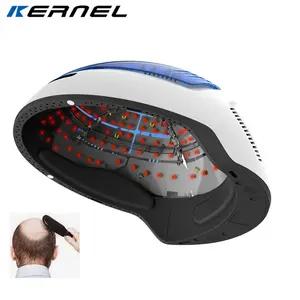 Alopecia Hair Loss Treatment Infrared LLLT Red Light Therapy 204 Diodes Laser Cap Hair Growth Helmet