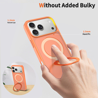Coque de téléphone magnétique personnalisée antichoc effet seconde peau avec support, finition mate douce de qualité supérieure pour iPhone 17 18 Pro Max – Vente en gros directe usine