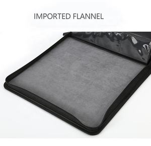 Album de rangement Torson 12 pochettes en cuir PU et velours pour plus de 480 cartes Pokémon, Commander, MTG, TCG, avec fermeture éclair, pour cartes et photos - Product Image 4