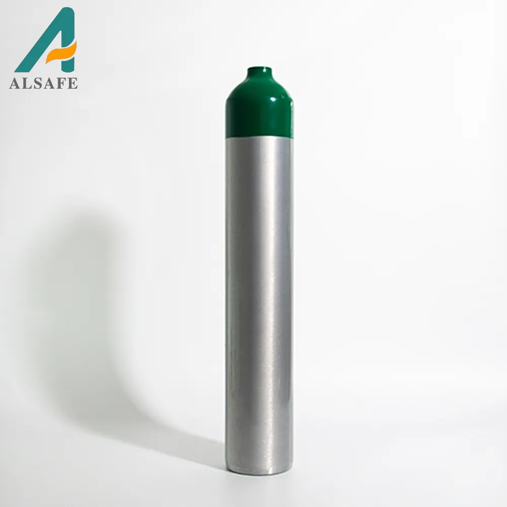 Alsafe High Pressure Aluminum DOT M Series O2 Cylinder Oxygen Filled Manufactured Material