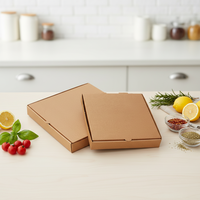 Boîte à pizza personnalisée en carton blanc, logo personnalisé, boîtes à pizza personnalisées à emporter