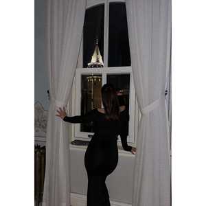 ชุดราตรีทรงเอไลน์สีดำหรูหราสำหรับผู้หญิง ตกแต่งด้วยคริสตัล ไซส์พลัส XL ยาวถึงพื้น เหมาะสำหรับงานเลี้ยงตอนเย็น - Product Image 1