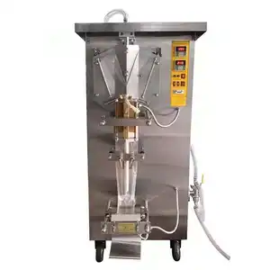 Auto Bags Film Sachet Liquid Sealing Packing Machine Three Side Seal For Tomato Sauce Ketchup Industrial Liquid Packing Machine