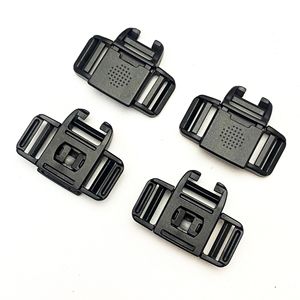 Boucle de siège auto bébé en plastique noir 20 mm pour poussette et porte-bébé - Product Image 1