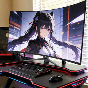 Moniteur de jeu Rebekah Wholesaler Factory de 24 à 34 pouces, 1080p 1440p 144/165/180Hz, plat/courbé, OEM/ODM, moniteur d'ordinateur - Product Image 2