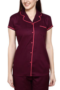 Venta al por mayor personalizado 95% Poly 5% EA Velour señoras salón ropa de dormir 230gsm señoras verano Kimono pijamas media noche bambú 100% algodón - Product Image 6