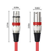Penjualan Langsung Pabrik Kabel Snake XLR Berkualitas Tinggi dengan Panjang Kustom, Kabel Mikrofon Stereo Audiophile dengan Pelindung Foil PVC