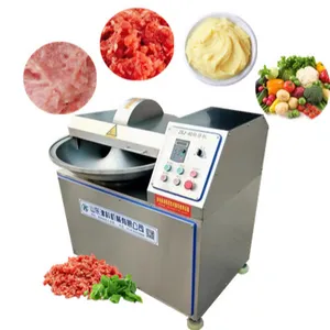 onion chicken chop machine pork bowl cutter machine Cabbage Sausage commercial minced meat chopping and mixing machine