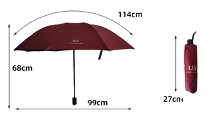 <span class=keywords><strong>Parapluie</strong></span> pliant automatique pour femmes et hommes, <span class=keywords><strong>petit</strong></span> format, résistant au vent, pluie, hommes et femmes - Product Image 6
