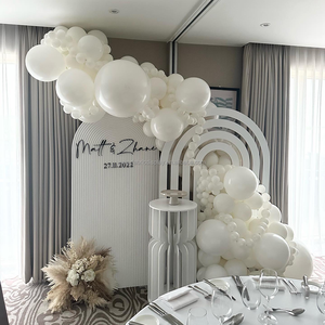 Support de Toile de Fond Professionnel en Aluminium à Double Arche, Élégant et Moderne, Toile de Fond Tissée sur Mesure pour Événement, Style Romantique Vintage Chinois - Product Image 3