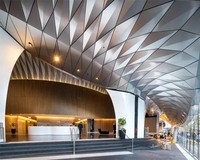 Service professionnel, feuille d'Alucobond personnalisable, finition mate, 3 mm, 4 mm, feuille ACP revêtue de PE/PVDF pour mur-rideau