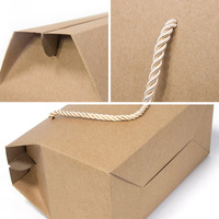 Boîtes d'emballage cadeau en papier écologique recyclable en gros avec impression personnalisée pour bougies, cadeaux et artisanat