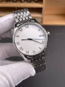 Reloj de Pulsera para Hombre 2026, Diseño Simple y Popular, 41 mm, Correa de Acero Inoxidable de Alta Calidad, Esfera Blanca, Estilo Casual de Negocios, Fecha Automática, Mecánico - Product Image 2