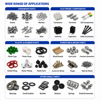 Machine automatique de comptage et d'emballage pour écrous, boulons, petites pièces en plastique, rivets, boutons, attaches, bonbons, sachets et vis