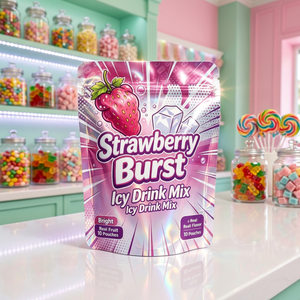 Custom Free Design 3.5g Holographic Mylar <b>Bag</b> For Food Storage Childproof CR zipper Water Proof Food Grade Plastic Packaging - Product Image 3