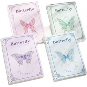 Carnet à spirales détachable B5 Butterfly, design élégant, agenda A5 pour les élèves du collège et du lycée - Product Image 5