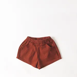 中国供应商优质精品童装梭织纯棉儿童夏季短裤批发