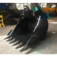 Godet standard OEM de haute qualité pour excavatrice, godet de terrassement GP pour excavatrices de 10, 12 et 15 tonnes