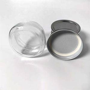 Bocal en verre vintage à large ouverture, qualité alimentaire, mini, pour usage domestique, avec couvercle à vis en métal, pour <span class=keywords><strong>miel</strong></span>, confiture, <span class=keywords><strong>moutarde</strong></span> - Product Image 2
