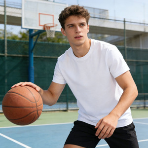 T-shirts vierges respirants pour sublimation - Vêtements en modal personnalisables par transfert thermique pour unisexe et enfants - Product Image 2