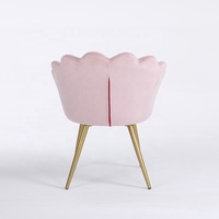 Fauteuil rose design fleuri chaise d'appoint de luxe chaises modernes de haute qualité salon chaise de loisirs pour salle de maquillage fille