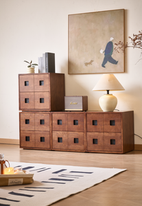 Mueble de Almacenamiento Lateral de Madera Sólida, Estilo Moderno de Mediados de Siglo, para el Hogar, Dormitorios, Salas de Estar y Bar - Product Image 3