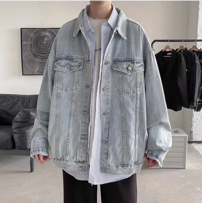 Men s Classic Blue Washed Denim