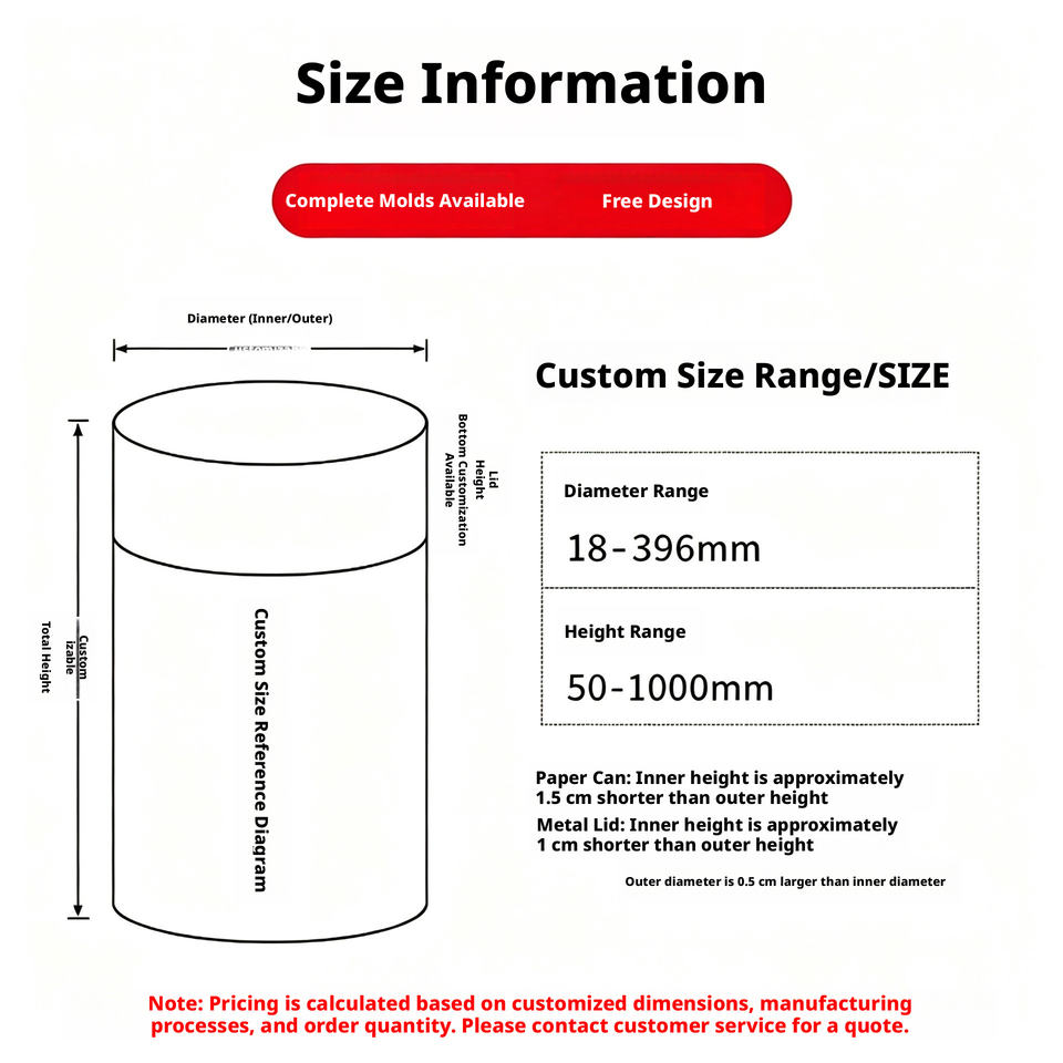 Custom Biodegradable Paper Tube Packaging with Round Packaging Box for ...