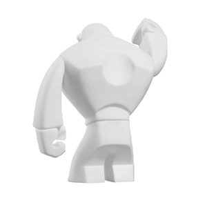 Figura de Vinilo Blanca Kawaii de 9 Pulgadas para Pintar y Proyectos de Diseño Artístico - Product Image 2