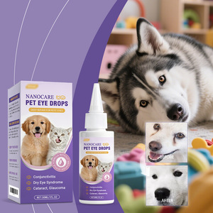 Gotas Oftálmicas para Mascotas, Cuidado Suave para Ojos de Perros y Gatos, Eliminan Manchas de Lágrimas, Suciedad y Secreciones Oculares - Product Image 2