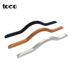 Toco Long Size Modern And Simple Kitchen Door Knobs Cupboard Wardrobe Drawer Long Pulls Handles Kitchen Cabinets Hardware
