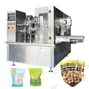 OCEAN Horizontal Chip Premade Pouch Fill Seal Cashew Automatic Almond Dry Fruit Doypack Pack Machine